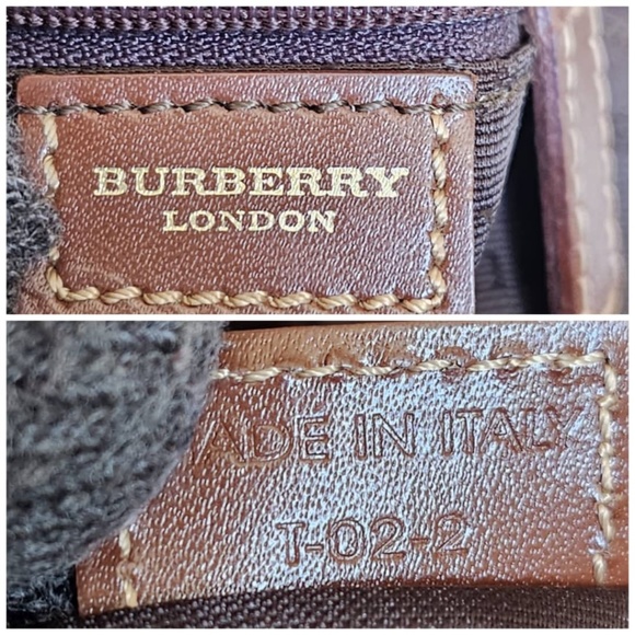 Authentic Burberry Haymarket check bag Brown - Picture 4 of 13